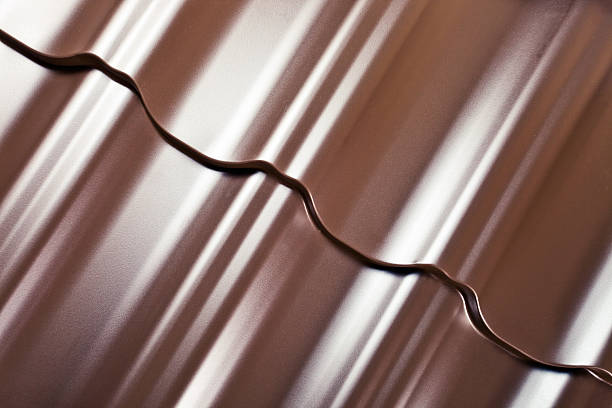 istock metal covering for a roof 155023352