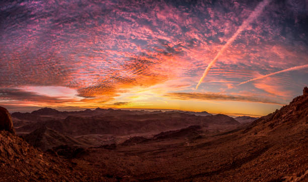 istock Amazing Sunset over Sinai Mountains 1550237369