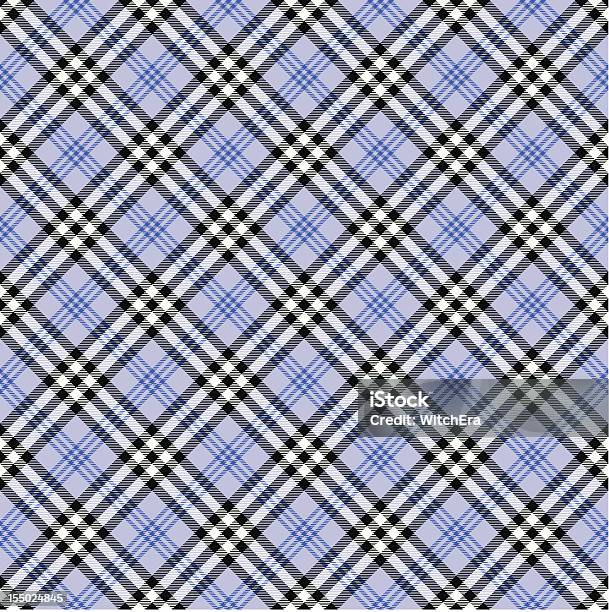 Motif Tartan Sans Coutures Vecteurs libres de droits et plus d'images vectorielles de Abstrait - Abstrait, Blanc, Bleu