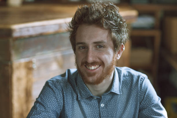 istock Cheerful hipster guy portrait 1550261314