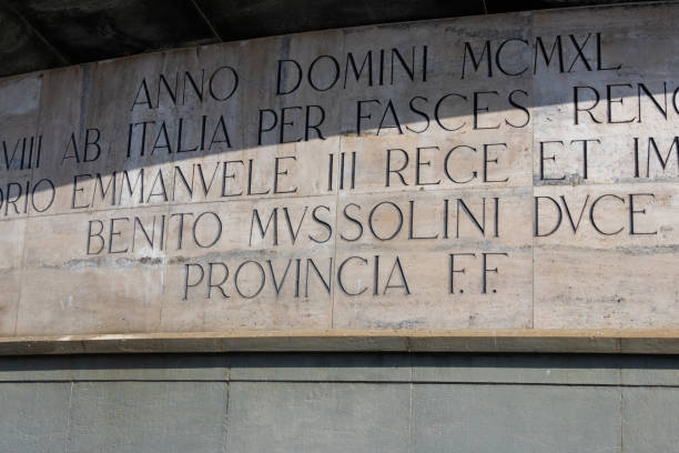 istock Monument for the italian king and the Duce 1550265655