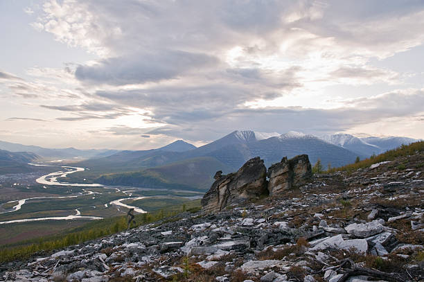 Mountain landscape. stock photo