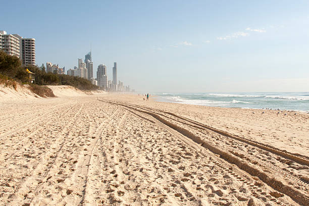 Gold Coast Beach stock photo