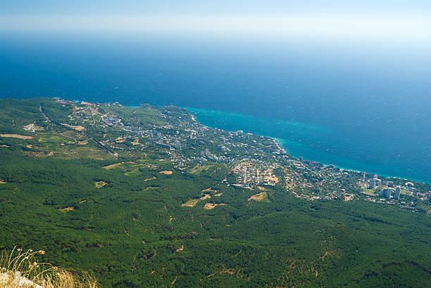 istock View on Crimean shore from Ai-Petri mountain. 155028037