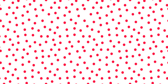 Small polka dot seamless pattern background. random dots texture. pink and white dots