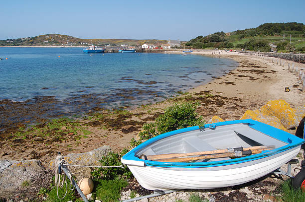 istock tresco boat and beach 155030270