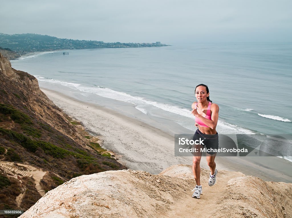 Ocean Runner  Abdominal Muscle Stock Photo