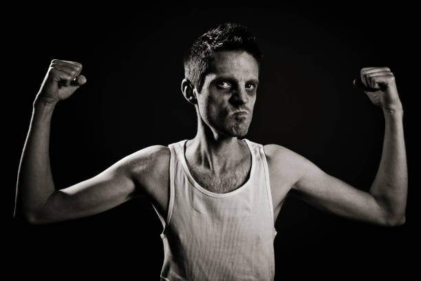 istock Skinny Strong Man 155033118