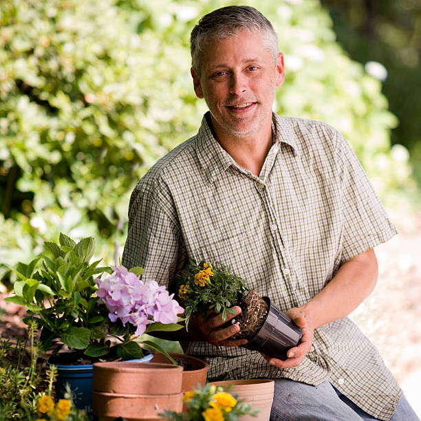 istock Garden portrait 155033319