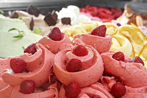 ice cream - gelato stock-fotos und bilder