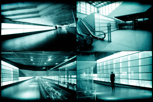 Security Monitor  central berlin photos stock pictures, royalty-free photos & images
