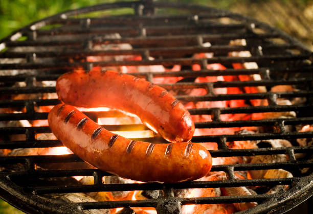 istock Grilled bratwursts 155034175