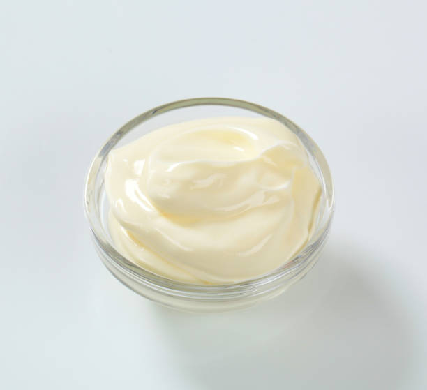 istock Bowl of smooth cream 155034769
