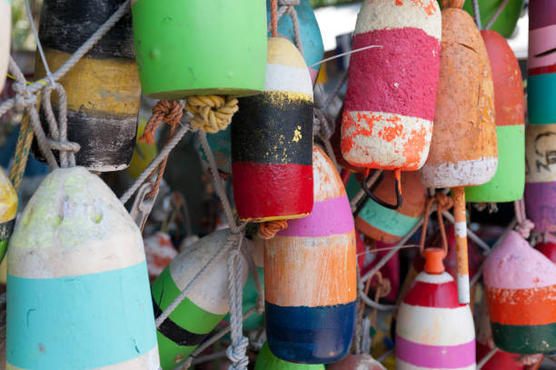 istock Painted Marker Buoys 155035167