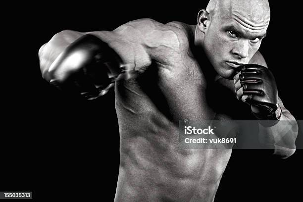 Knockout Power Stock Photo - Download Image Now - Abdominal Muscle, Activity, Adult