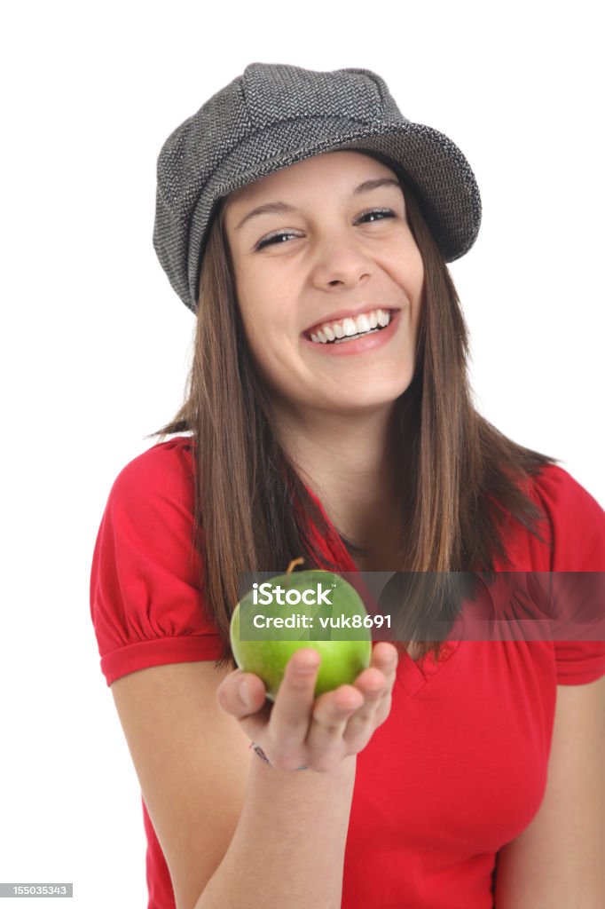 Tiempo de manzana - Foto de stock de Adolescencia libre de derechos