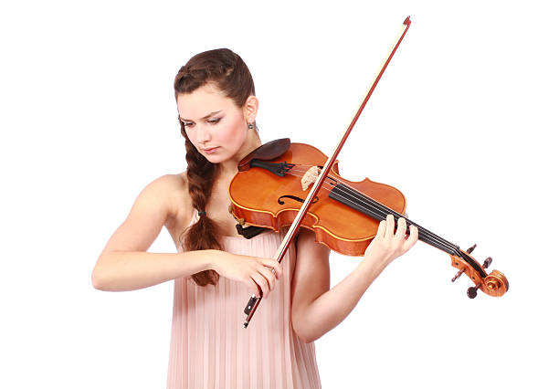 istock young girl violinist playing 155035381