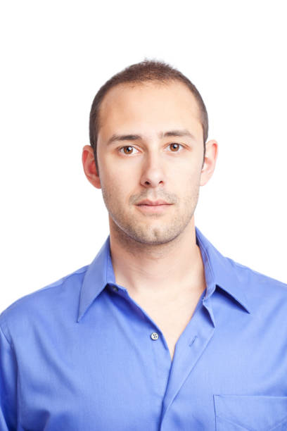 istock Real people: casual portrait of a man on white 155035748