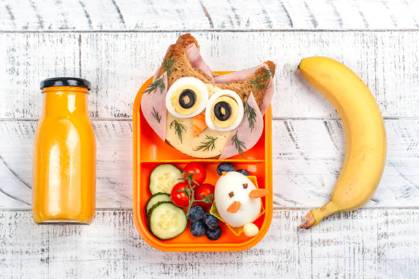 istock Funny owl sandwich for kids 1550357690