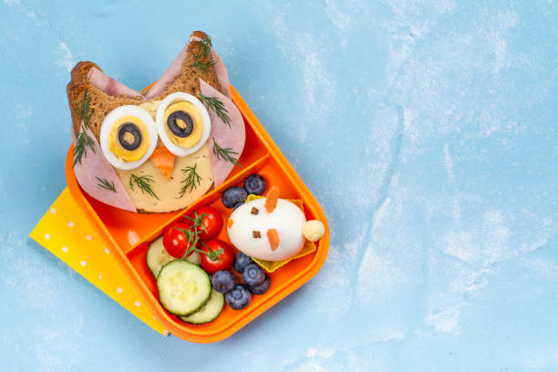 istock Funny owl sandwich for kids 1550358215