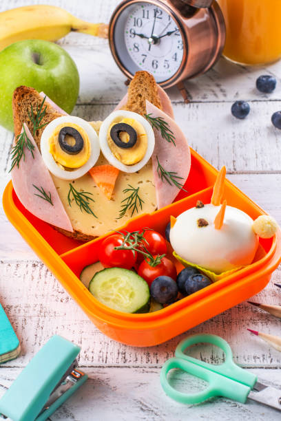 istock Funny owl sandwich for kids 1550358730
