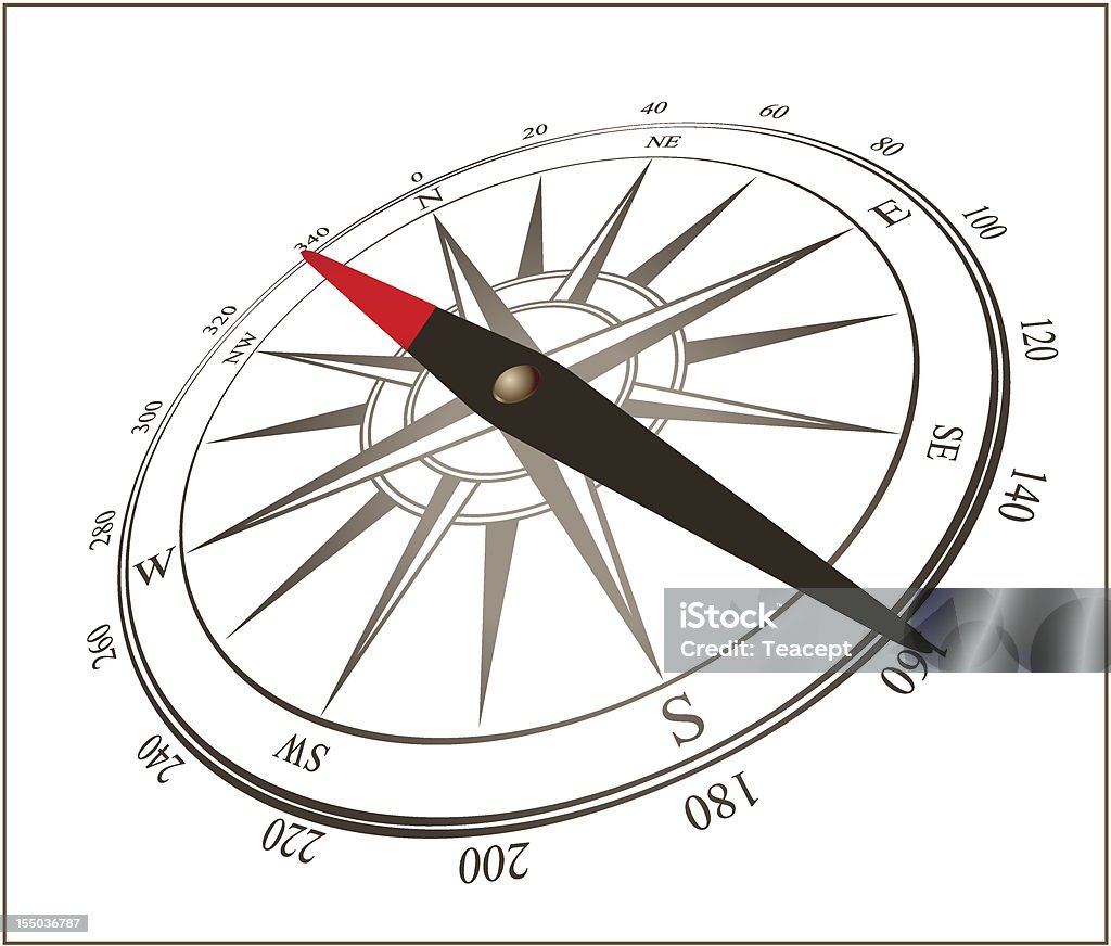 wind rose Arrow Symbol stock vector