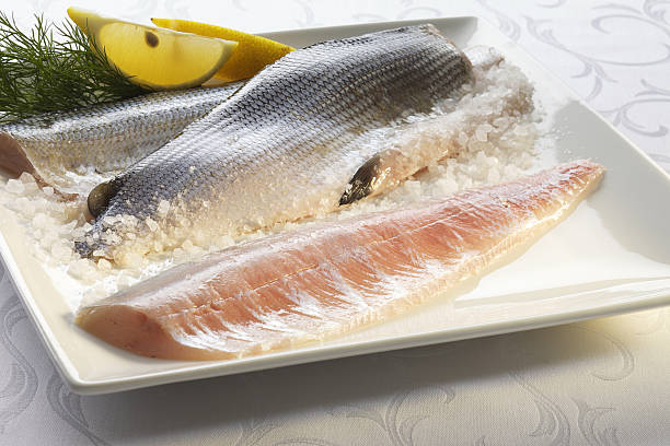 istock Whitefish fillet on the plate 155036849