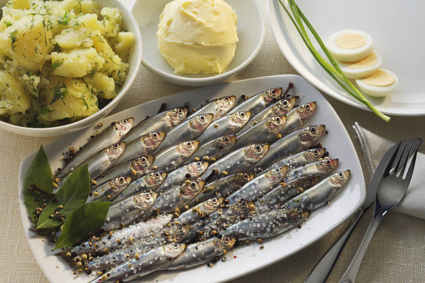 istock Anchovies on the plate 155036854