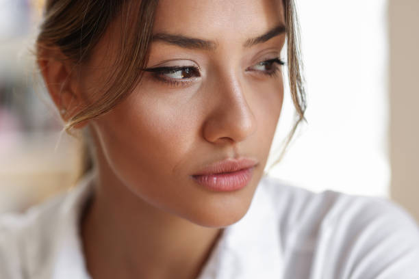 Woman looking away