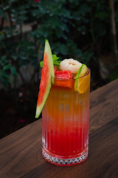 istock Mocktail Watermelon, Lychee, Lemon Summer Cold Drink High Resolution Stock Photo 1550402520