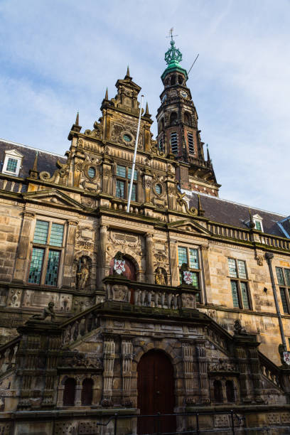 istock Leiden City Hall in Leiden, Netherlands 1550481185