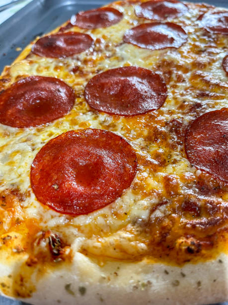 istock Homemade pizza close-up 1550481465
