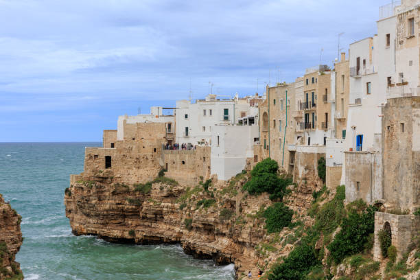 Polignano a Mare skyline townscape in Apulia