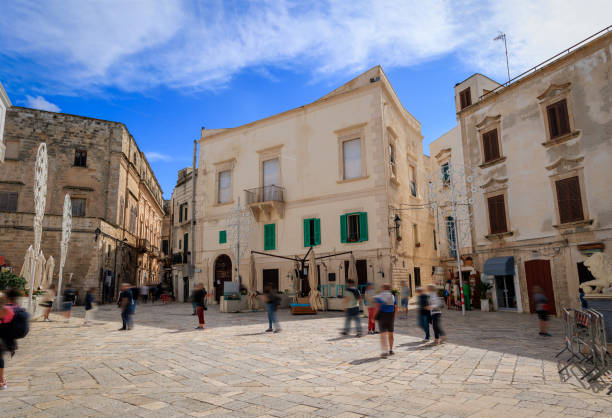 istock Polignano a Mare Italian old town square in Puglia 1550517221
