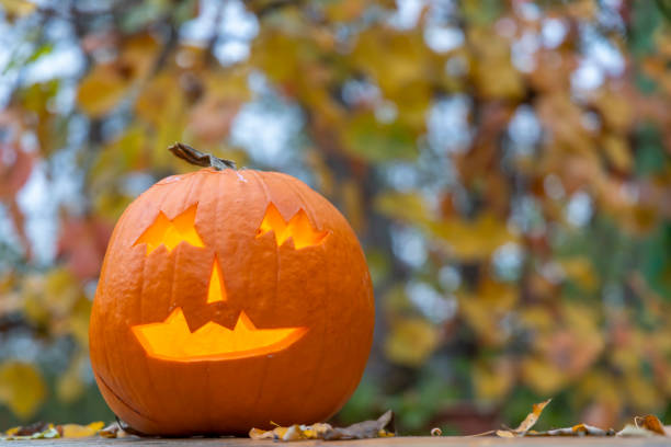 istock halloween pumpkin, autumn still life 1550555156