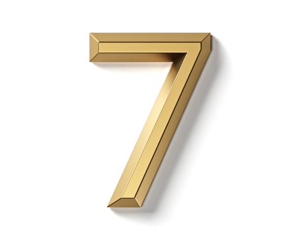 Digit made of gold