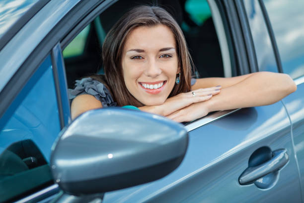 istock Happy female driver 1550609133