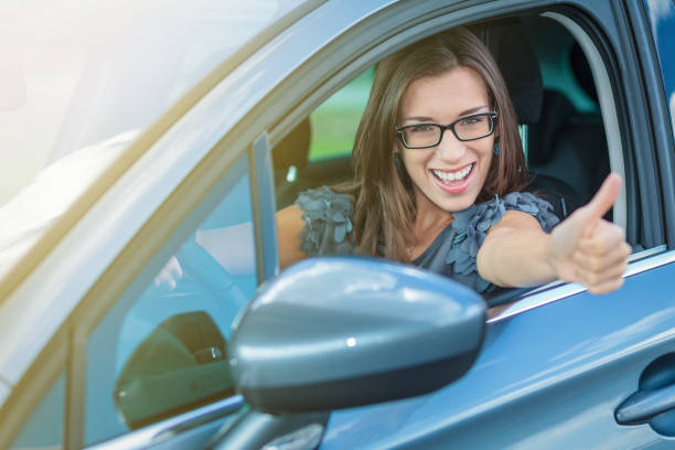 istock Happy female driver 1550609658