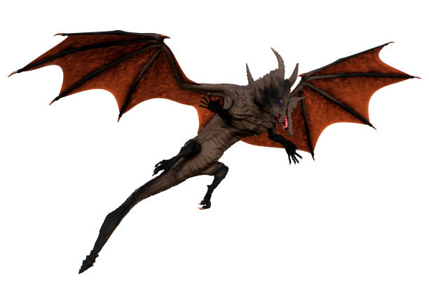 istock 3D Rendering Fairy Tale Dragon on White 1550620856