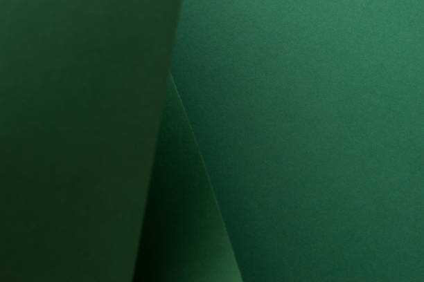 istock Abstract 3d green colored paper background 1550636178