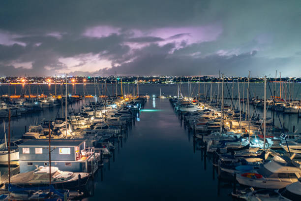 istock Bayswater Marina at night 1550655834