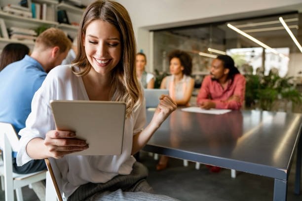 istock Collaboration and analysis by business people working in office 1550670029