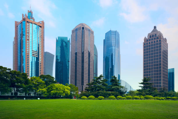 istock Modern building of shanghai 155067204