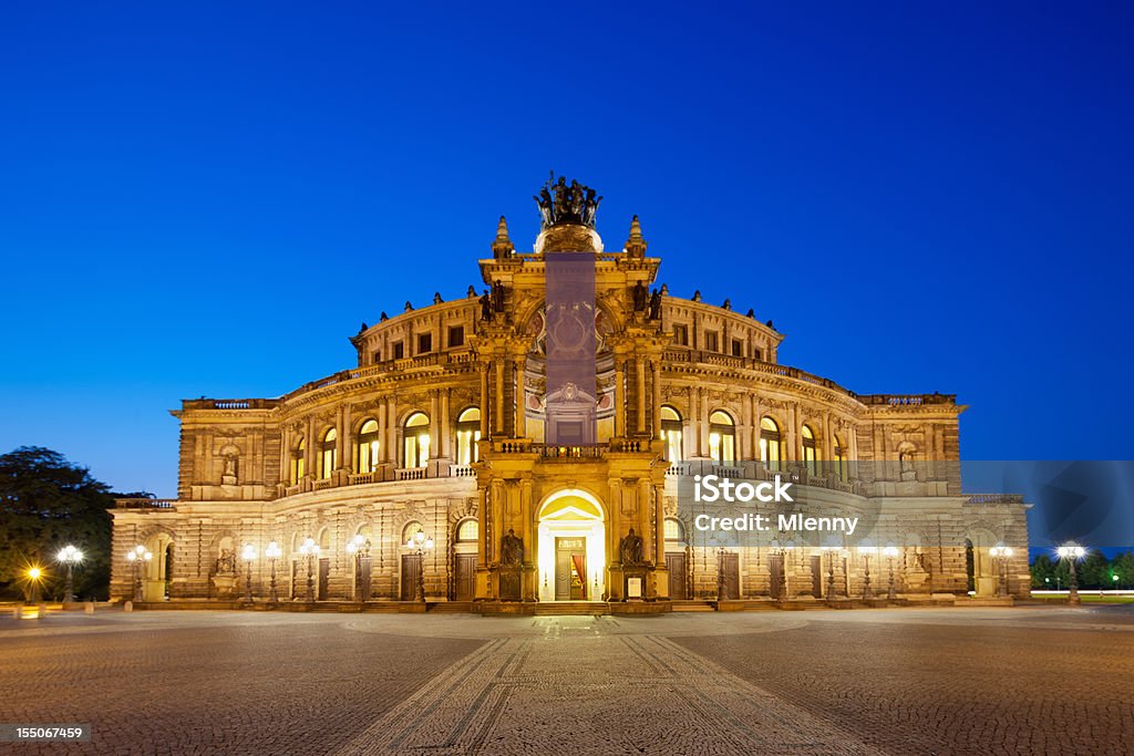 Ópera Semper Dresden, Alemania - Foto de stock de Dresde libre de derechos