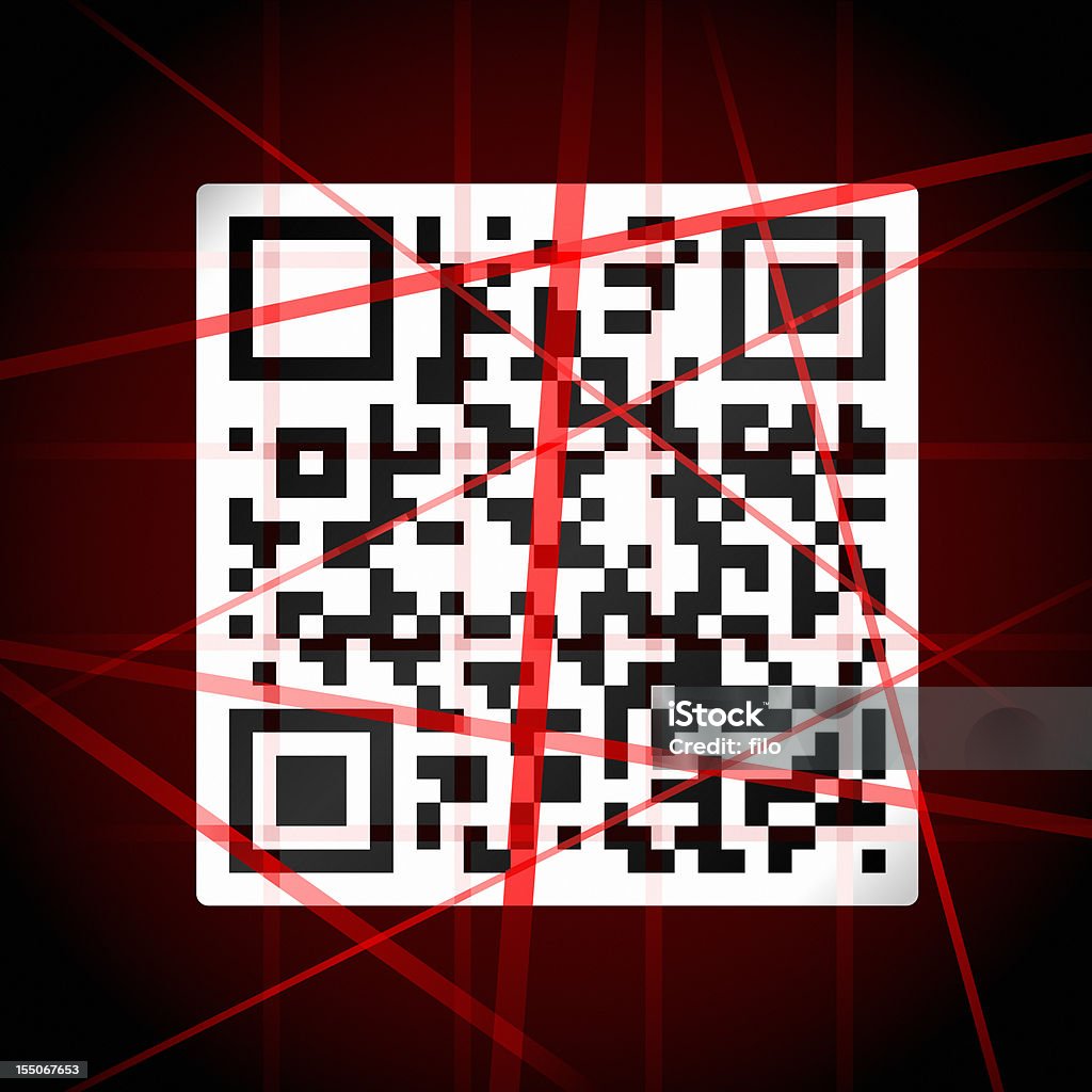 Concept de scanner code-barres - Photo de Code QR libre de droits