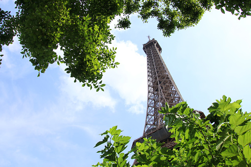 Image of Paris Eiffel Tower. France