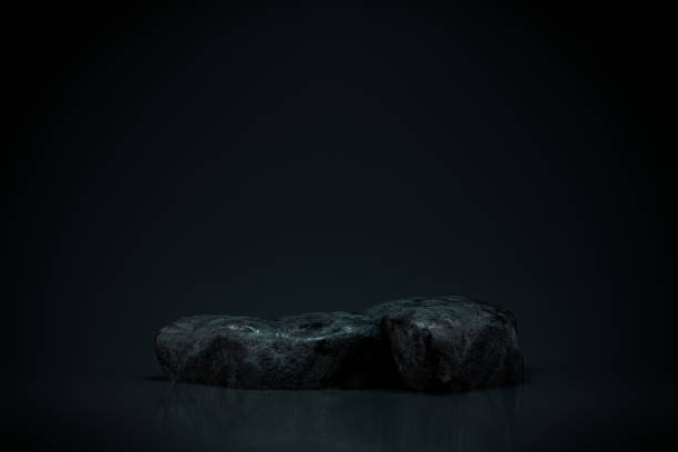 istock 3d presentation pedestal made of natural rock 1550686590