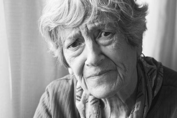 istock Serious Elderly Woman Looking At Camera. 155070311