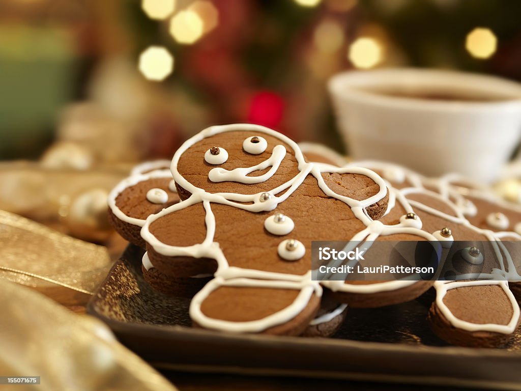 Gingerbread Men Cookies  Christmas Stock Photo