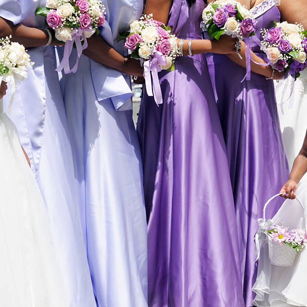 Bridesmaids At Wedding Ceremonynyc Stock Photo - Download Image Now - Bridesmaid, Dress, Purple - iStock Bridesmaids At Wedding Ceremonynyc Stock Photo - Download Image Now - Bridesmaid, Dress, Purple - iStock